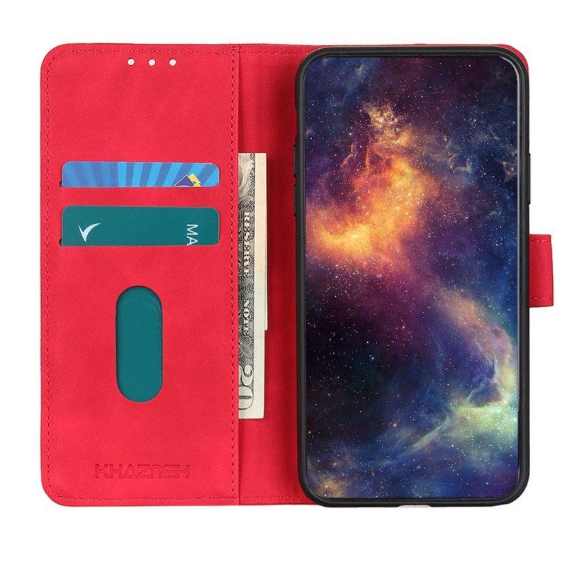 Flip Case Für OnePlus 10 Pro 5G Matter Vintage-ledereffekt Khazneh