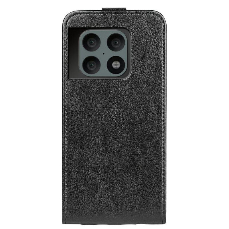 Flip Case Für OnePlus 10 Pro 5G Flip Case Vertikale Klappe In Lederoptik