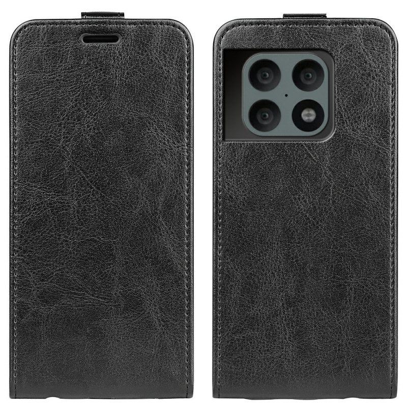 Flip Case Für OnePlus 10 Pro 5G Flip Case Vertikale Klappe In Lederoptik