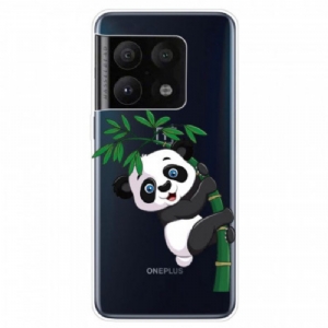 Handyhülle Für OnePlus 10 Pro 5G Panda Auf Bambus