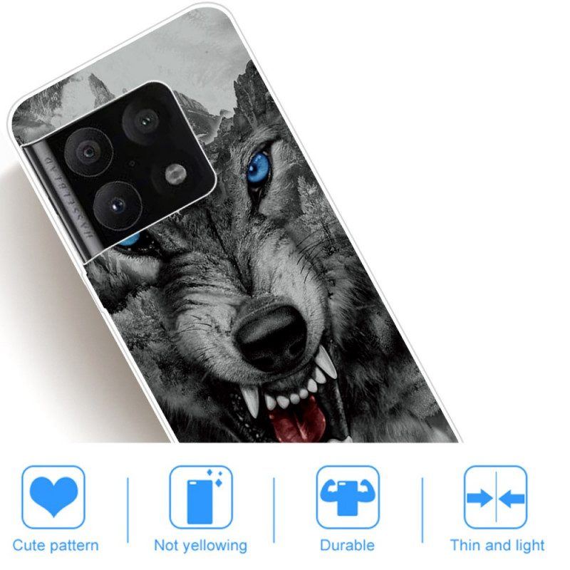 Handyhülle Für OnePlus 10 Pro 5G Wilder Wolf