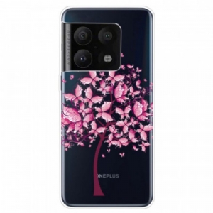 Hülle Für OnePlus 10 Pro 5G Rosa Baumkrone