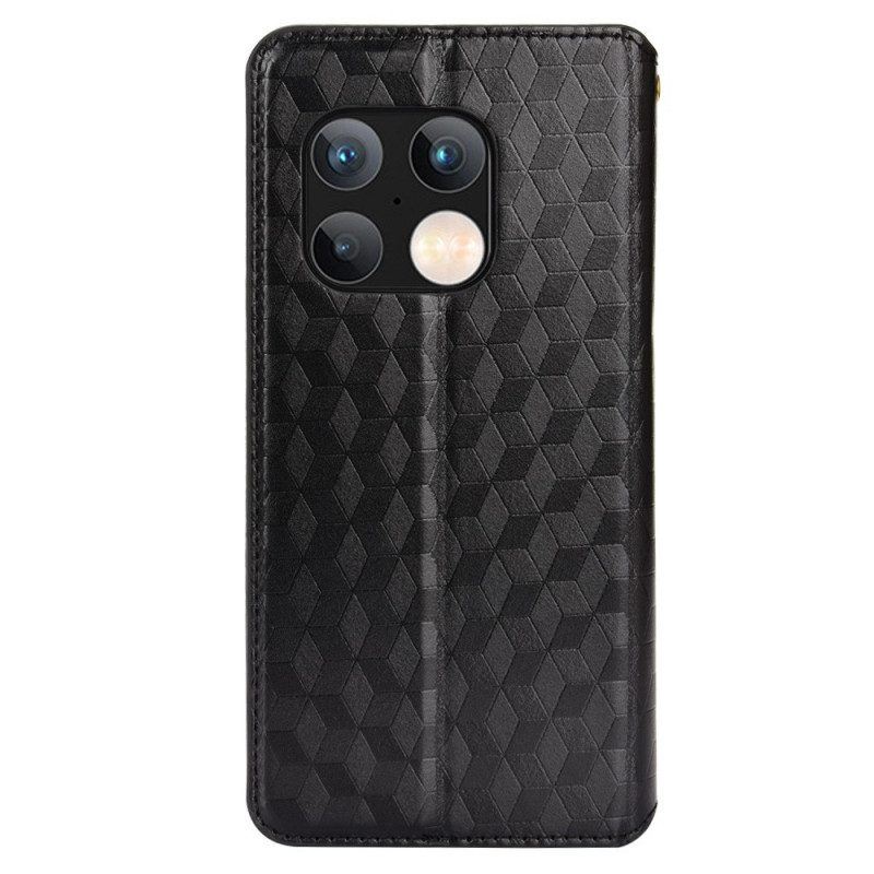 Schutzhülle Für OnePlus 10 Pro 5G Flip Case Diamant-ledereffekt