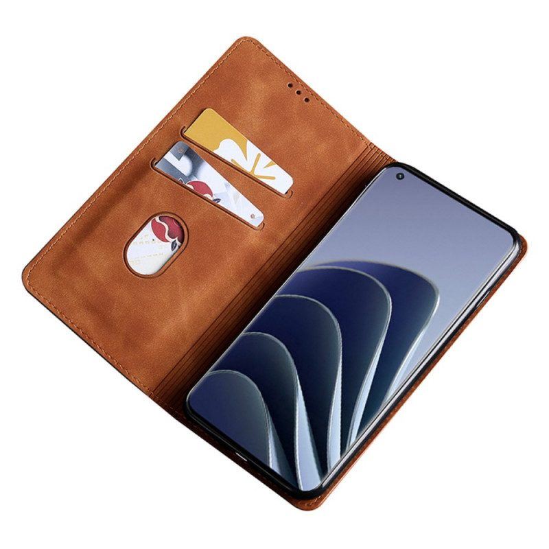 Schutzhülle Für OnePlus 10 Pro 5G Flip Case Leder-styling