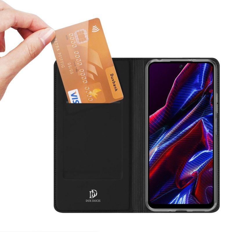 Schutzhülle Für Poco X5 5G Flip Case Skin-pro-serie Dux Ducis