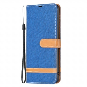 Flip Case Für Xiaomi 13 Lite Mit Kordel Riemenstoff