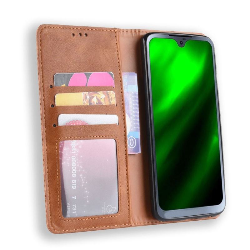 Case Für Motorola Moto G7 Lederstil Le Cirénius