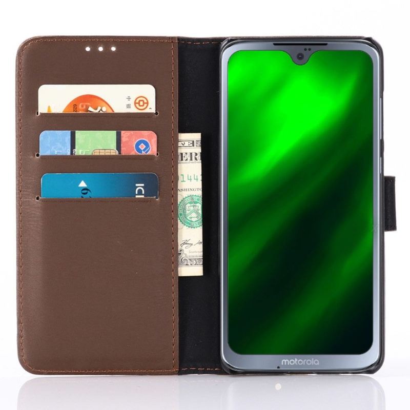 Case Für Motorola Moto G7 Schutzhülle Retro-kunstleder