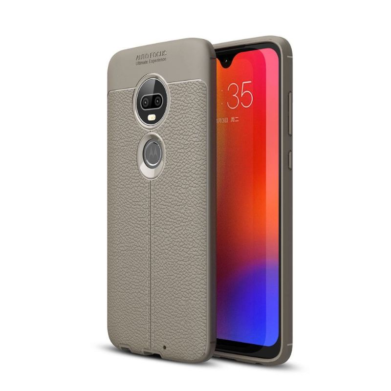 Handyhülle Für Motorola Moto G7 Finishing-gel Für Kunstleder