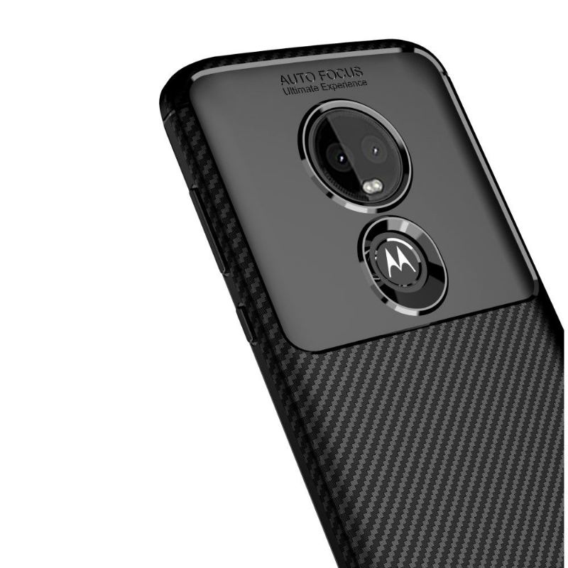 Hülle Für Motorola Moto G7 Anti-Sturz Kohlegel