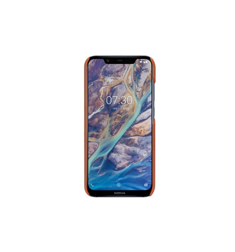 Hülle Für Nokia 8.1 Imak Kunstleder - Braun