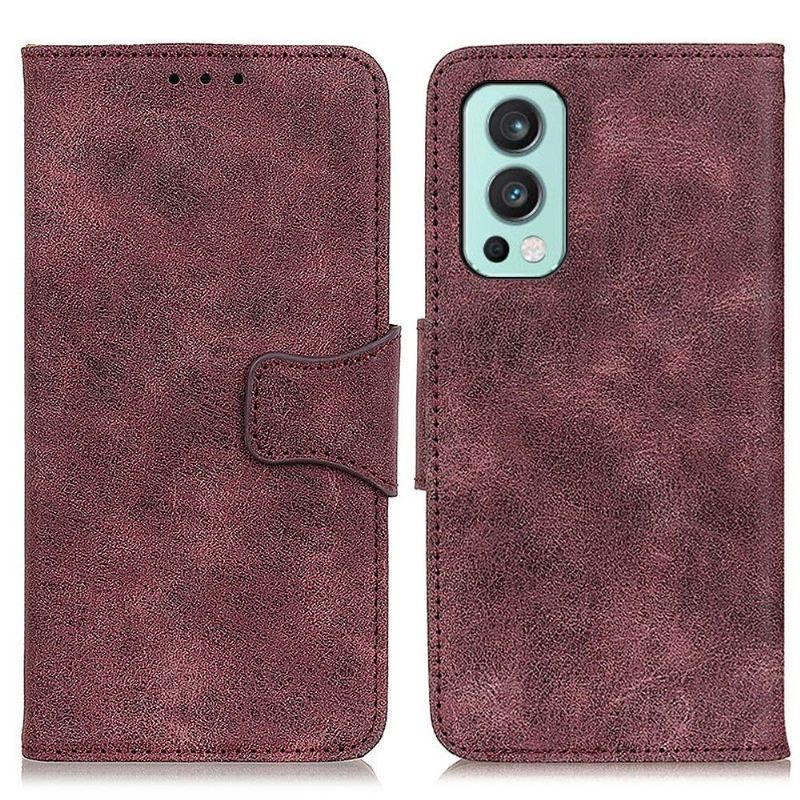 Case Für OnePlus Nord 2 5G Edouard Kunstleder Vintage