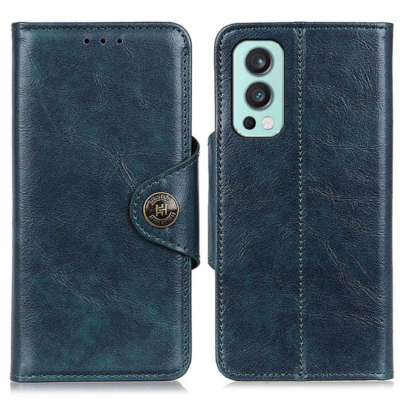 Flip Case Für OnePlus Nord 2 5G Khazneh Design Essential