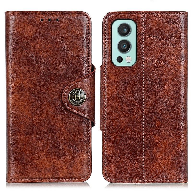 Flip Case Für OnePlus Nord 2 5G Khazneh Design Essential