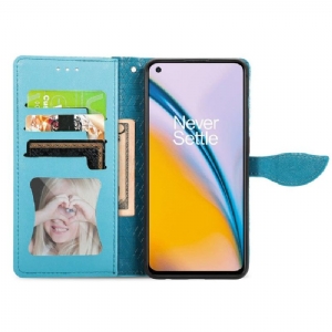 Flip Case Für OnePlus Nord 2 5G Mandala-blatt