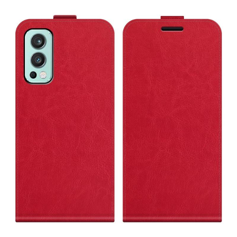 Flip Case Für OnePlus Nord 2 5G Flip Case Vertikales Kunstleder