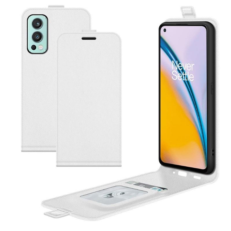 Flip Case Für OnePlus Nord 2 5G Flip Case Vertikales Kunstleder