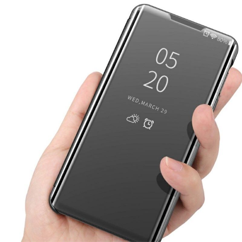 Hülle Für OnePlus Nord 2 5G Flip Case Spiegeleffekt