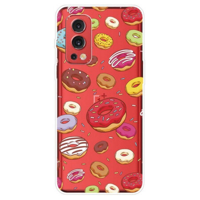 Hülle Für OnePlus Nord 2 5G Ich Liebe Donuts