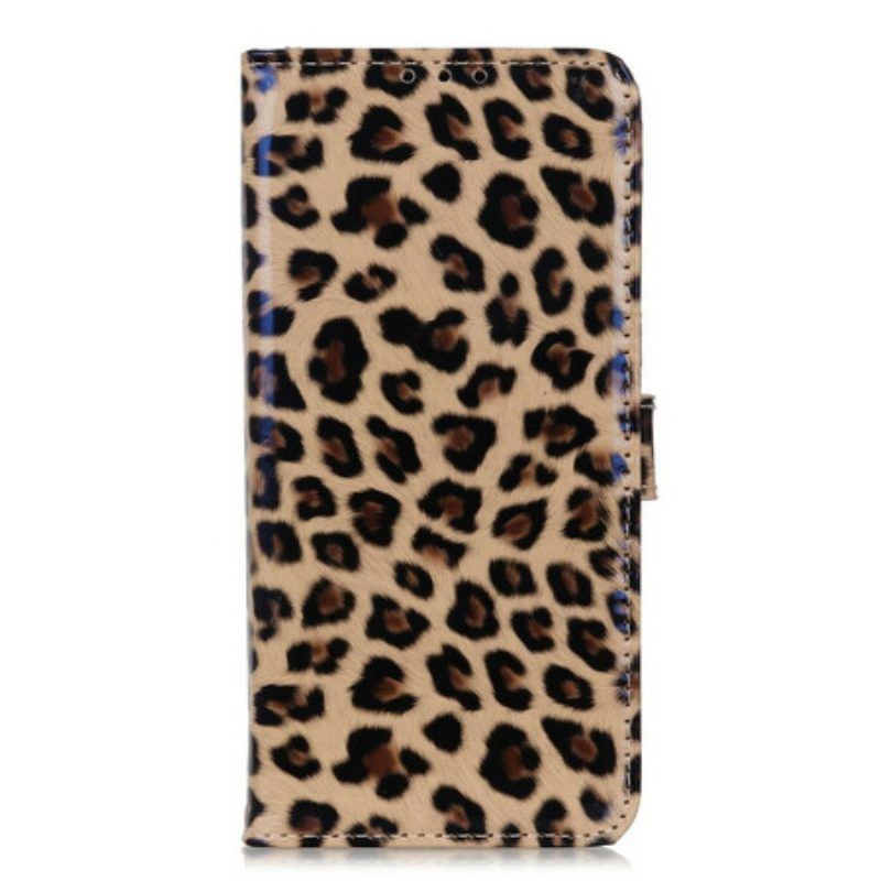 Lederhüllen Für OnePlus Nord 2 5G Einfacher Leopard