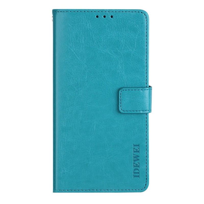 Lederhüllen Für OnePlus Nord 2 5G Flip Case Idewei Folio Lederoptik