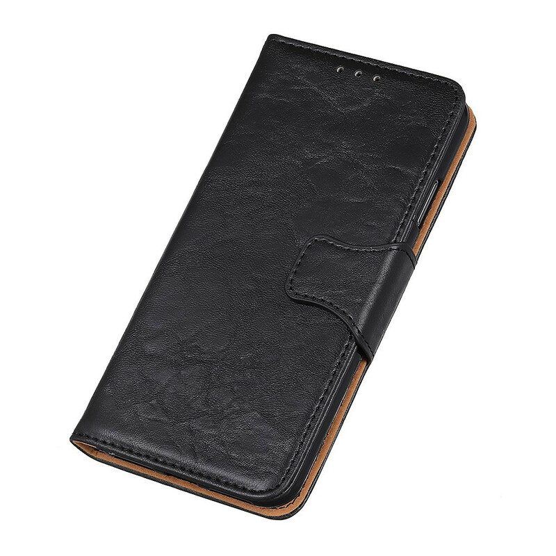 Lederhüllen Für OnePlus Nord 2 5G Flip Case Texturierte Magnetische Klappe