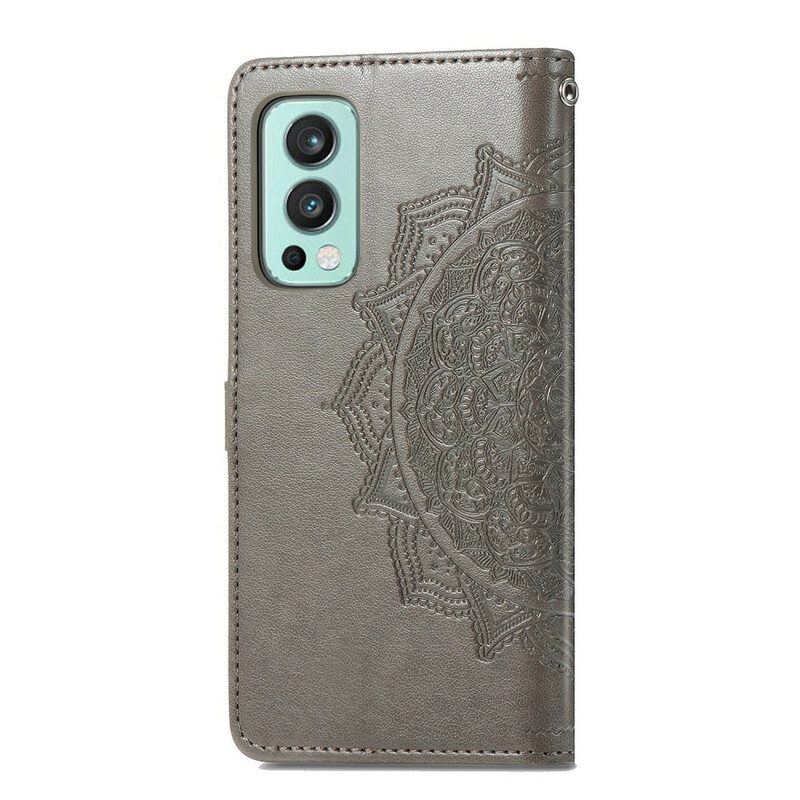 Lederhüllen Für OnePlus Nord 2 5G Mandala-mittelalter