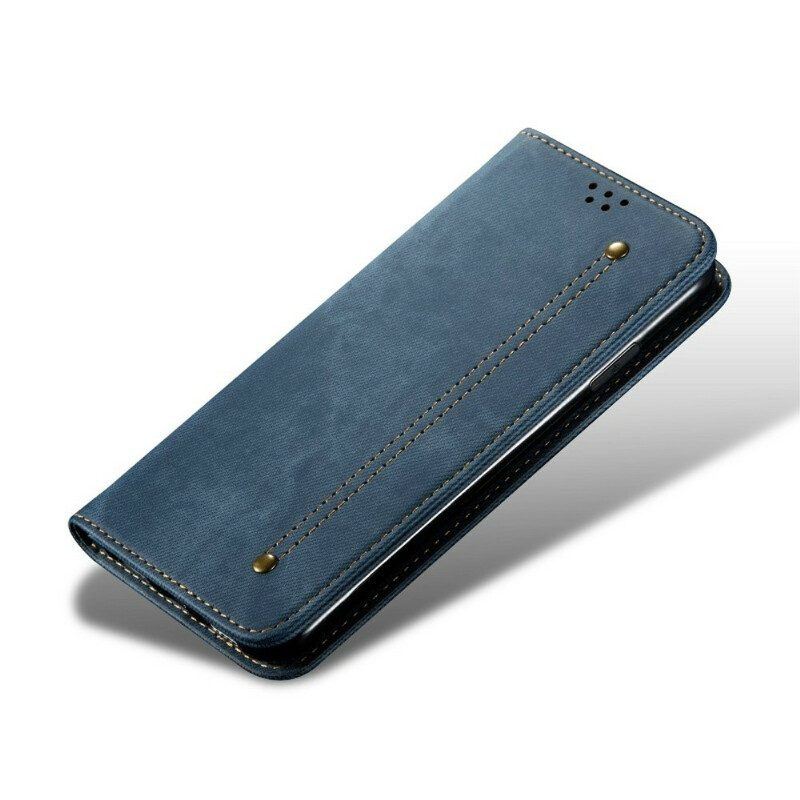 Schutzhülle Für OnePlus Nord 2 5G Flip Case Kunstleder-jeans-textur