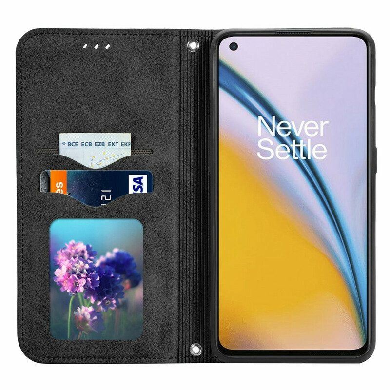 Schutzhülle Für OnePlus Nord 2 5G Flip Case Skin-touch-design