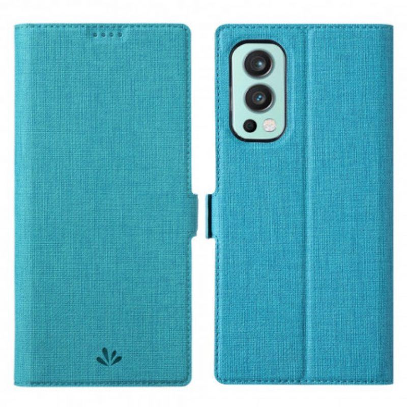 Schutzhülle Für OnePlus Nord 2 5G Flip Case Strukturiertes Vili Dmx