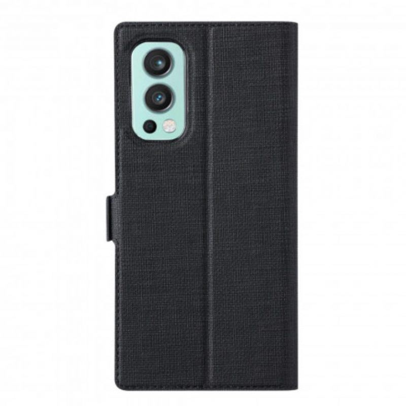 Schutzhülle Für OnePlus Nord 2 5G Flip Case Strukturiertes Vili Dmx