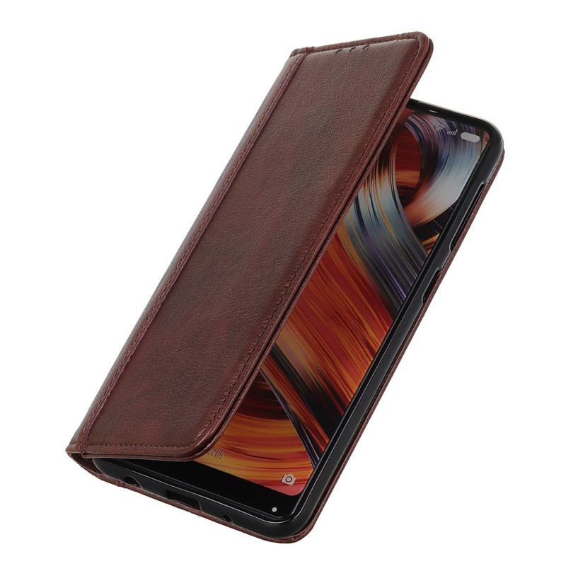 Flip Case Poco X6 Pro 5g Handyhülle Spaltleder