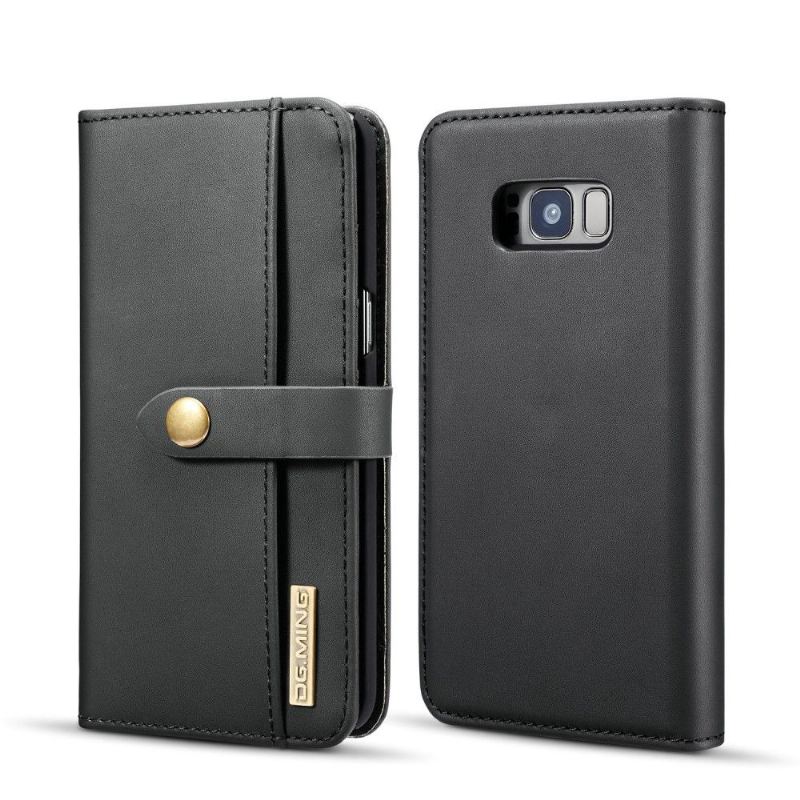 Handyhülle Case Für Samsung Galaxy S8 Leder Mit Abnehmbarer Schale