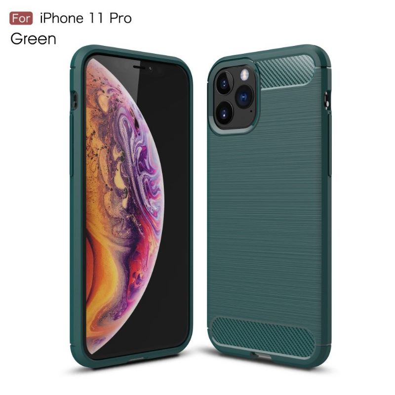 Handyhülle Für iPhone 11 Pro Gel Gebürstet