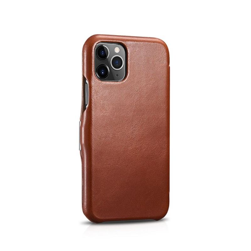 Hülle Für iPhone 11 Pro Flip Case Echtes Leder