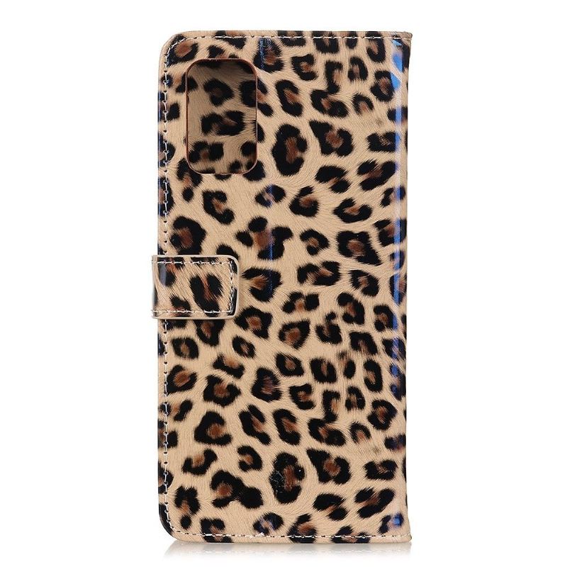 Flip Case Für OnePlus 8T Kunstleder Im Leoparden-stil