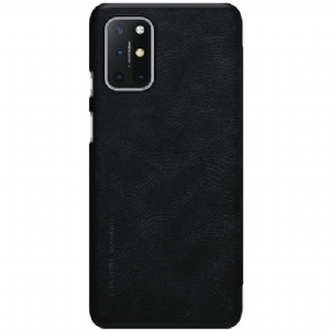 Flip Case Für OnePlus 8T Ledereffekt Der Qin-serie