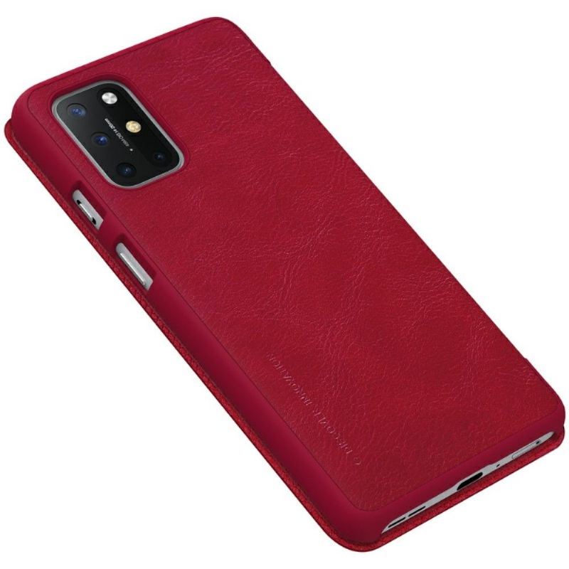 Flip Case Für OnePlus 8T Ledereffekt Der Qin-serie