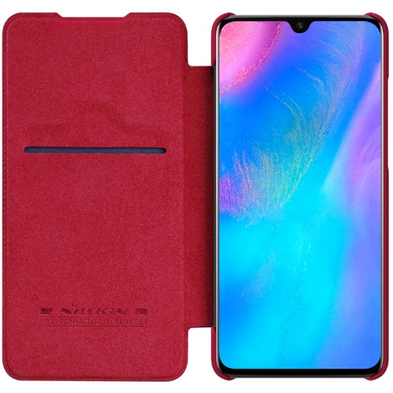 Case Für Huawei P30 Nillkin Qin Kunstlederbezug