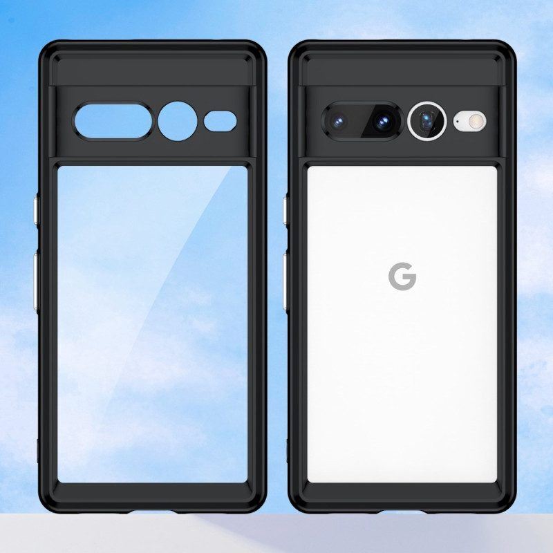 Hülle Für Google Pixel 7 Pro Transparenter Hybrid