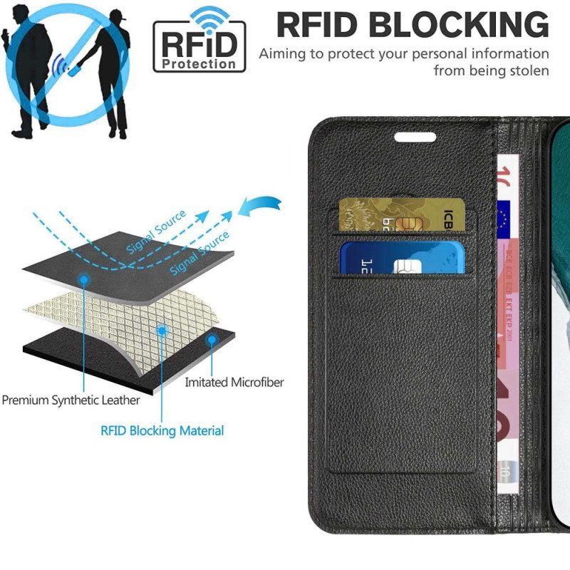 Schutzhülle Für Google Pixel 7 Pro Flip Case Rfid-diamanten