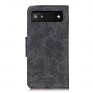 Case Für Google Pixel 6a Edouard Kunstleder Vintage