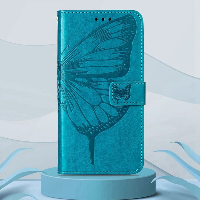 Flip Case Für Google Pixel 6a Schmetterlingsblumen-kartenhalter