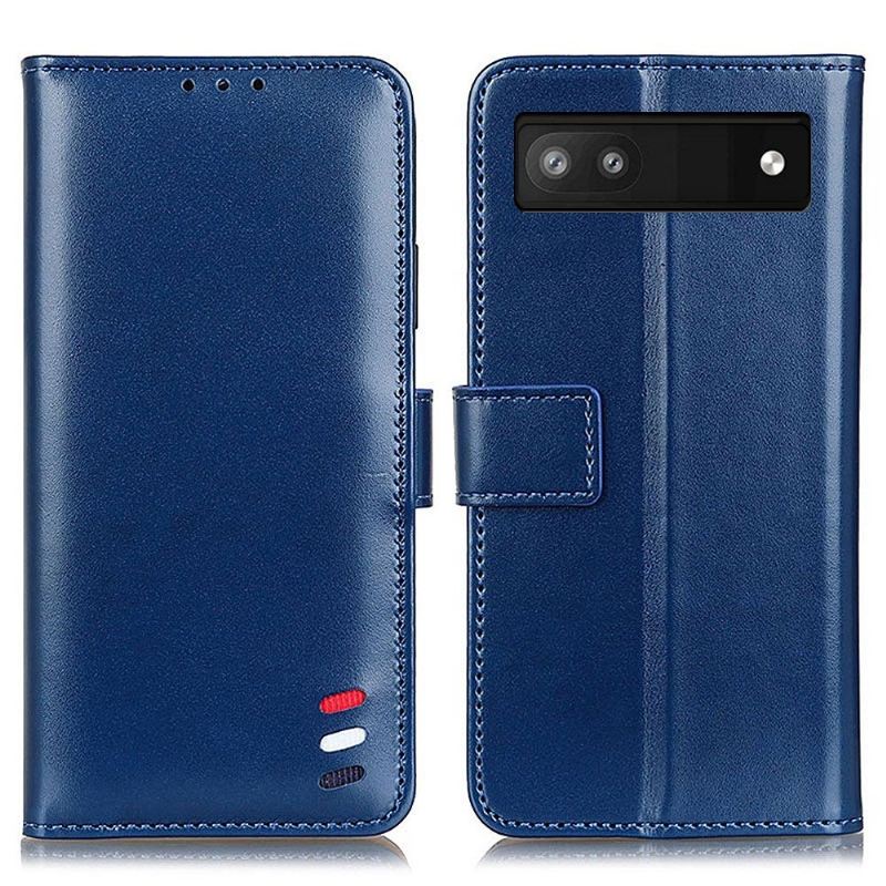 Lederhüllen Für Google Pixel 6a Flip Case Melody Folio Aus Kunstleder