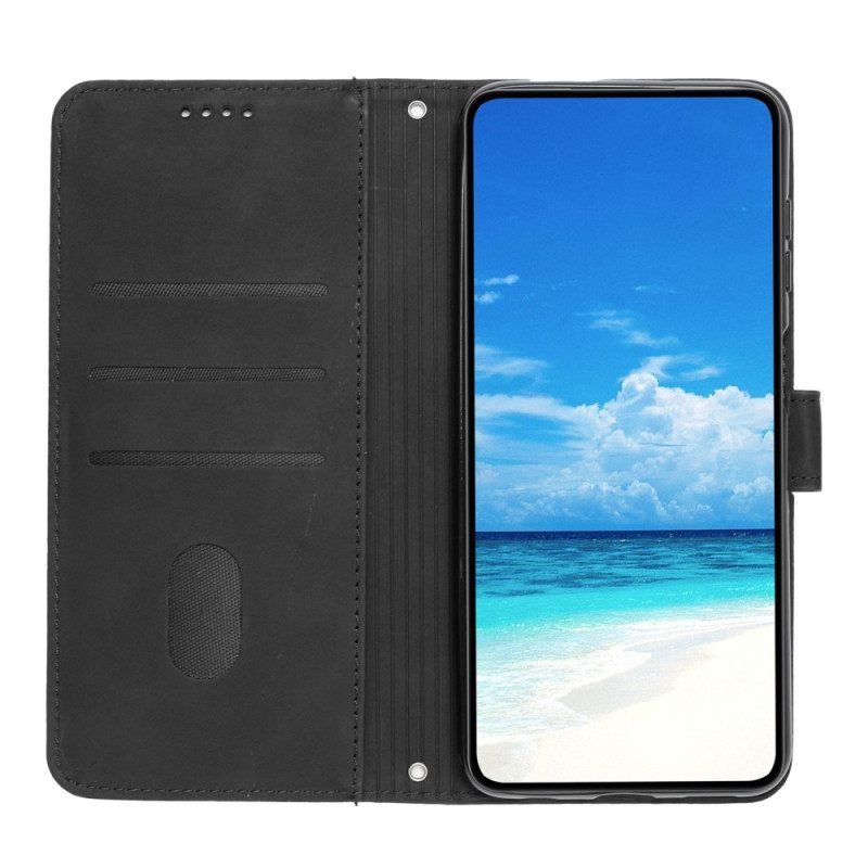 Flip Case Für Samsung Galaxy A13 Lächeln