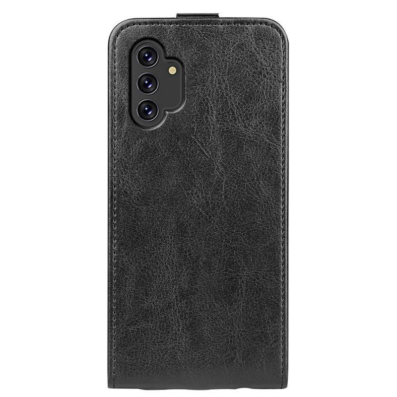 Lederhüllen Für Samsung Galaxy A13 Flip Case Vertikale Klappe In Lederoptik