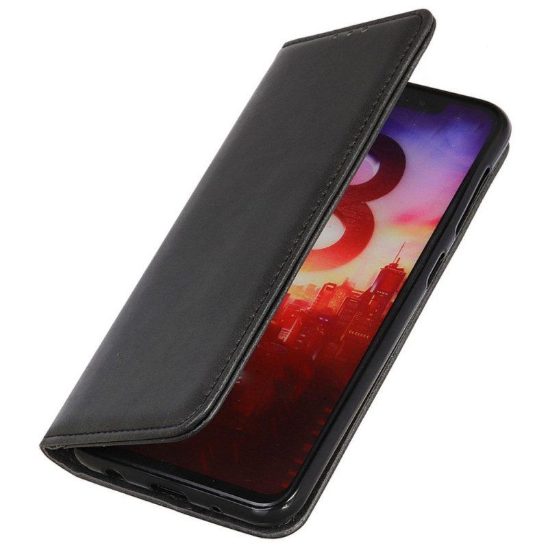 Schutzhülle Für Poco X4 GT Flip Case Spaltleder