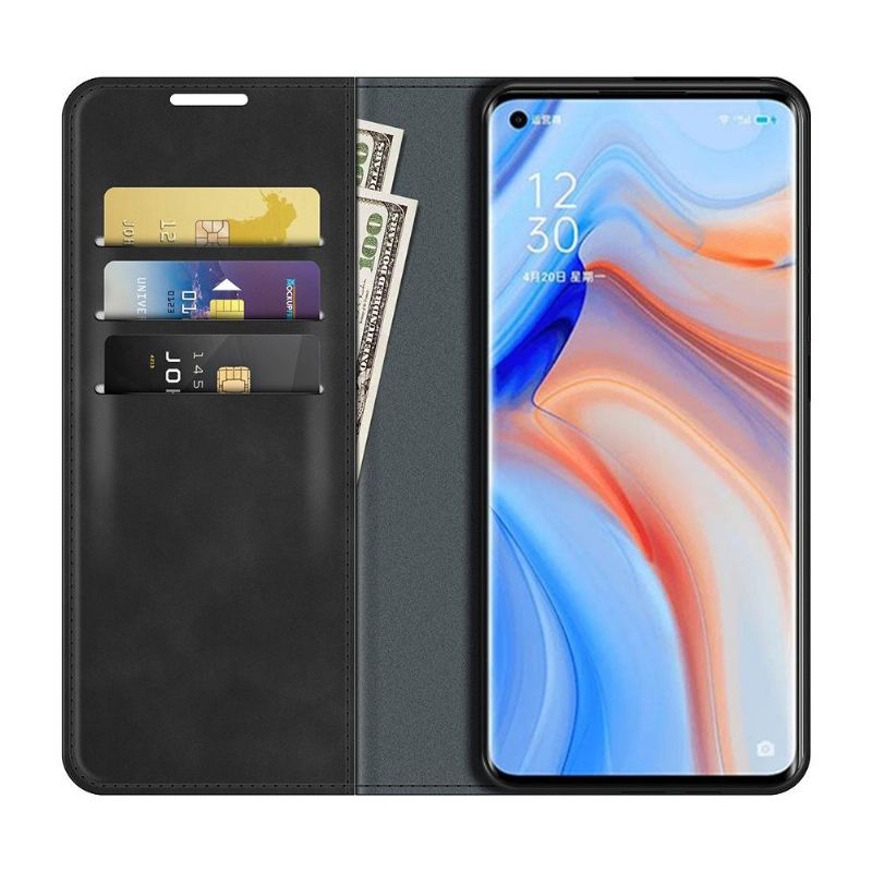 Case Für Oppo Find X3 Neo Funktionsständer Aus Kunstleder