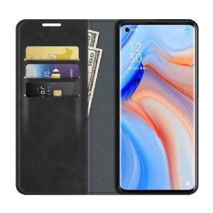 Case Für Oppo Find X3 Neo Funktionsständer Aus Kunstleder