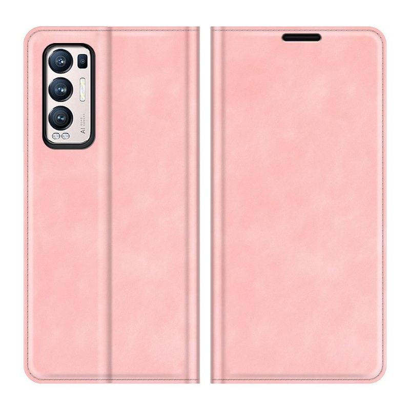 Case Für Oppo Find X3 Neo Funktionsständer Aus Kunstleder